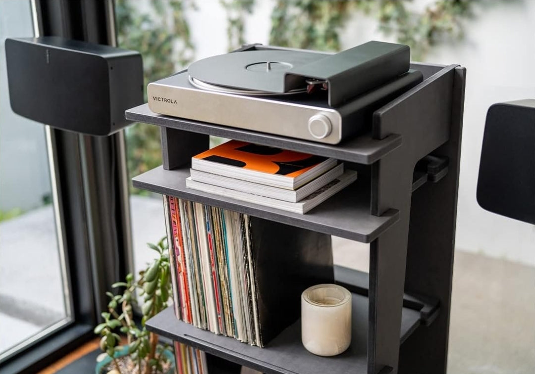 Victrola Stream Carbon Turntable - VPT-3000 , Sleek & Stylish, Matte Finish