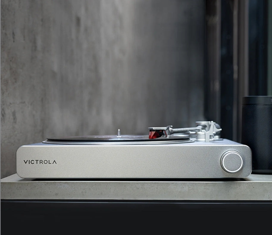 Victrola Stream Carbon Turntable - VPT-3000 , Sleek & Stylish, Matte Finish